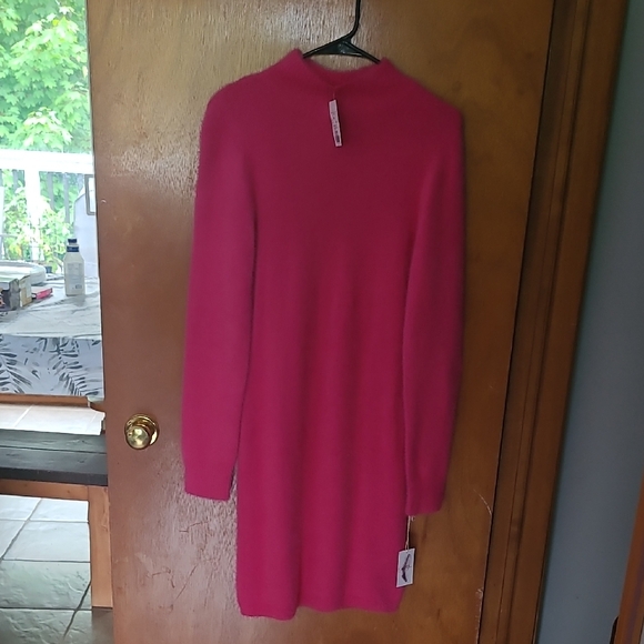 NWT Jessica Simpson Pink Long Sleeve Dress - Picture 1 of 2